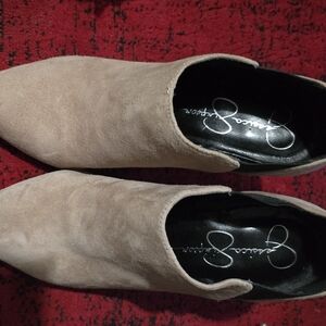 Jessica Simpson Tan Heeled Boots